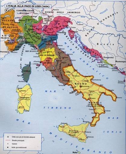 L'Italia dopo la Pace di Lodi